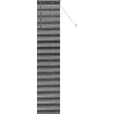 Image of with Curtains Other Manual Dark gray 40 x 220 cm Aluminium vidaXL