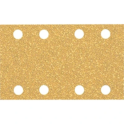 Image of Bosch Professional 10x Expert C470 Sandpaper (for Hardwood, Paint on wood, 80x133 mm, Grit 40, Accessories Orbital Sander)