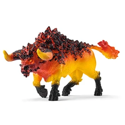 Image of Figurine Taureau de feu, Schleich 42493 Eldrador Creatures, des 7 ans