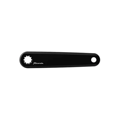 Image of Miranda Unisex&#039; s E Bike Isis Cranks Delta Style, Black, 165 mm