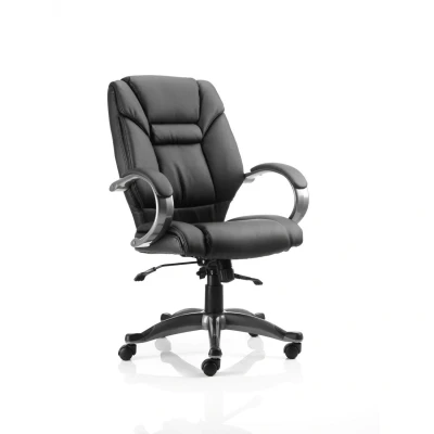 Image of Dynamic Galloway Executive Leather Chair Black