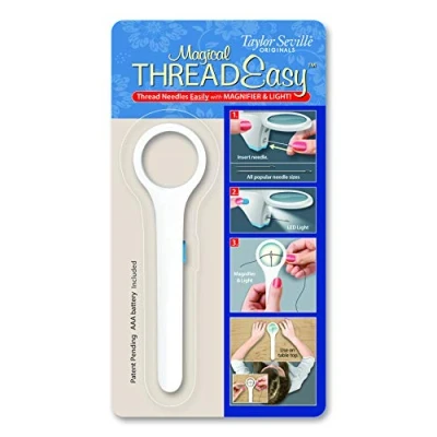 Image of Taylor Seville Originals Magical Thread Easy Needle Threader with Magnifier &amp; Light 1 Set