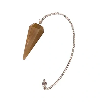 Image of VIE Naturals Pendulum with Chain, Yellow Aventurine, One