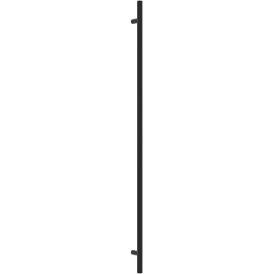 Image of vidaXL Cabinet Handles 10 pcs Black 480 mm Stainless Steel