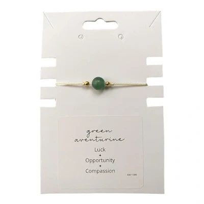 Image of VIE Single Bead Wristlet (Green Aventurine)