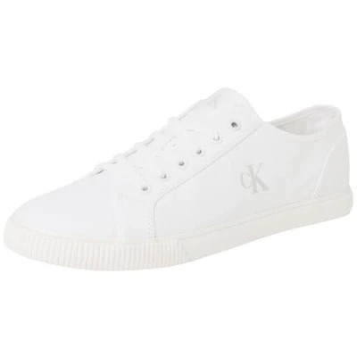 Image of Calvin Klein Jeans ESS VULC Trainers, Men&#039;s, Size: 10, Triple bright white Cotton