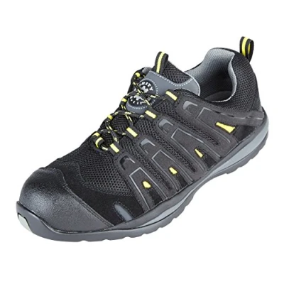 Image of Himalayan Men 4208 Safety Trainers, Black (Black 002), 3 UK