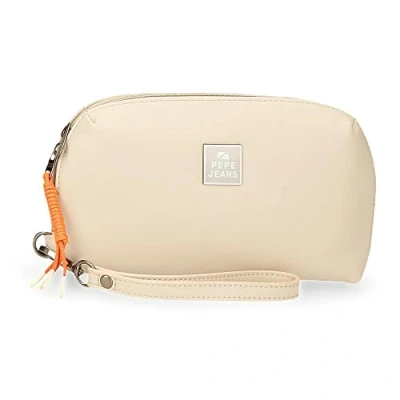 Image of Pepe Jeans Bea Beige Handbag 20x11x4 cm Synthetic leather