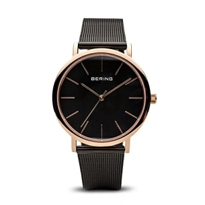 Image of BERING Women Analog Quartz Classic Collection Watch with stainless steel Strap and Sapphire Crystal 13436 166