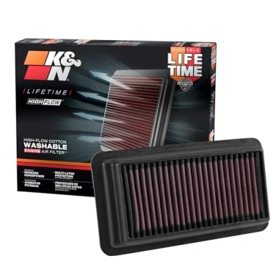 Image of K&amp;N Replacement air filter compatible with Honda Civic 1.5 2016 / CR V 2017 (33 5044), Erhöhte Leistung