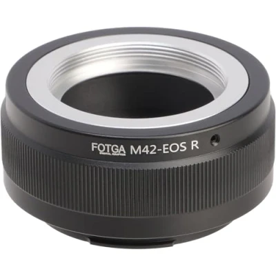 Image of Hersmay M42 EOSR Lens Mount Adapter Ring for Screw to EOS R Canon RP R5 R6 RF Mirrorless Camera