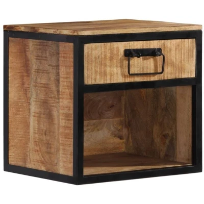 Image of vidaXL Bedside Cabinet 40x35x40 cm Solid Wood Mango