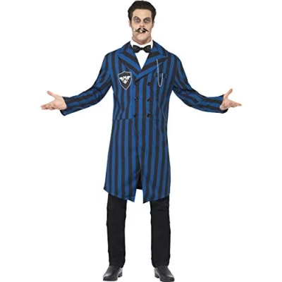 Image of Smiffys Duke of the Manor Costume, Blue, S Size 34 Inch 36