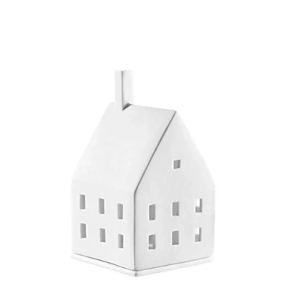 Image of Räder Lighthouse Tealight, CANDLE_HOLDER. White, Porcelain. 7 x 10 cm. 1 piece.