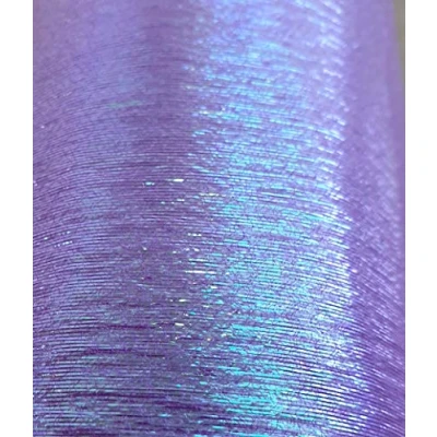 Image of Purple Rainbow Organza Fabric Craft Dress Making Material by The Metre 130 cm (C5385PUR)