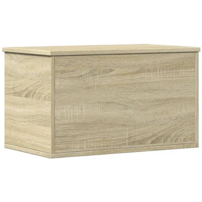 Image of vidaXL Storage Box Sonoma Oak 60x35x35 cm Engineered Wood