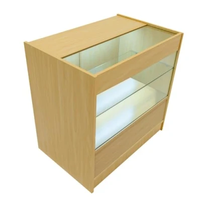 Image of Maple Shop Counter led Light c 900mm Lockable Sliding Doors 2