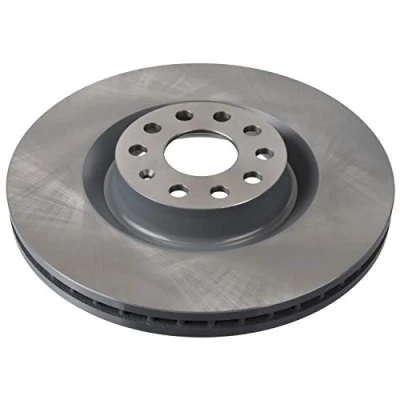 Image of 1K0615301AR Brake disc FEBI BILSTEIN 34254 Front Axle 345mm 30mm 5 Hole 112mm internally vented Coated VOLKSWAGEN: GOLF 5, 6, Scirocco III
