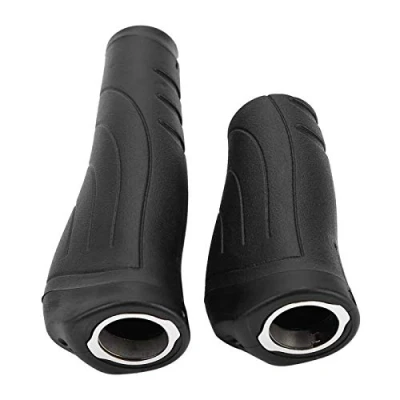 Image of Bike Grips, Accessory, Grips Mountain, Ergonomic Plastic Short Long Mountain Folding Handlebar Bar for Bike(1 x long+1 short)