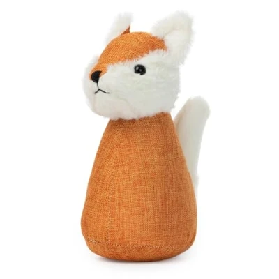 Image of LIVIVO Weighted Door Stop Heavy Sand Filled Stopper, Fabric Cover for Home or Office (Fox)