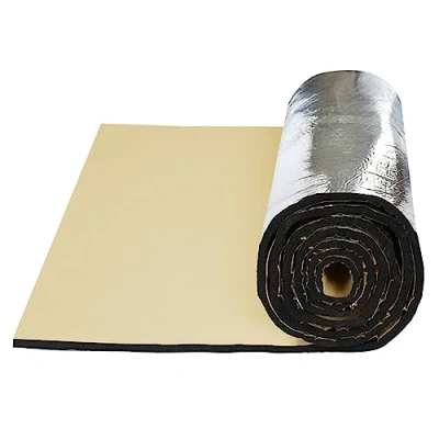 Image of sourcingmap Heat Sound Deadening Insulation Mat Deadener Pad Uxcell Car Auto Exhaust Muffler Hood Door Waterproof 394mil 6.4sqft