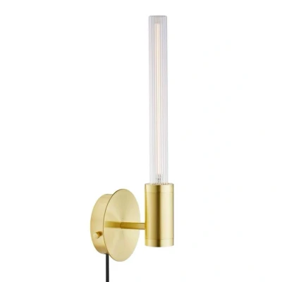 Image of DESIGN BY US Liberty Single wall light, gold coloured