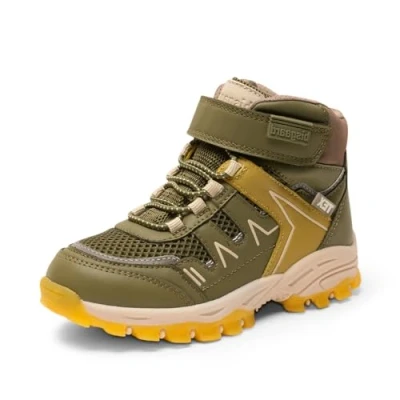 Image of Bisgaard Madison TEX Unisex Classic ankle boots for kids, Size: 10.5K, Green Leather and textile