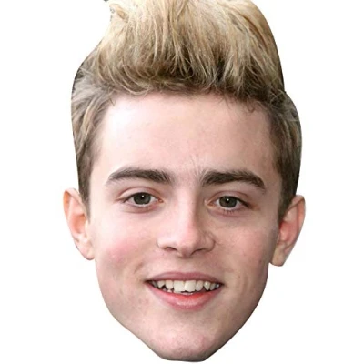 Image of FoxyPrinting John Jedward Celebrity Cardboard Party Face Mask Fancy Dress