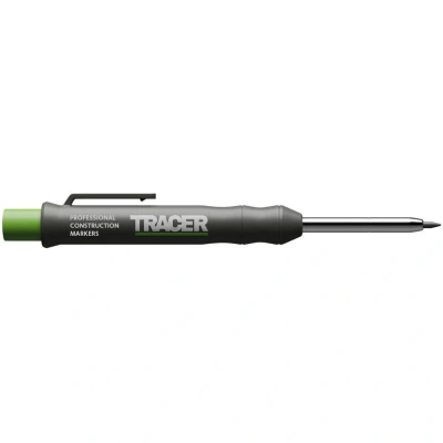 Image of TRACER Deep Hole Construction Pencil with Site Holster (120mm, Extendable 2B Inbuilt Sharpener)