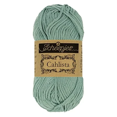 Image of Scheepjes Cahlista 528 Silver Blue Yarn 10x50g