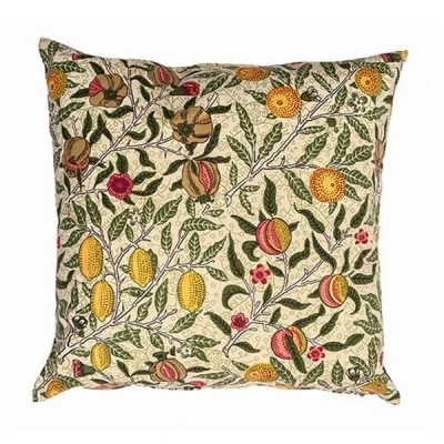 Image of William Morris Fruit Cushion And Poly Pad