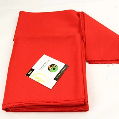 Image of Hainsworth ELITE PRO Bed &amp; Cushion Set for 7ft UK Pool Table BRIGHT RED