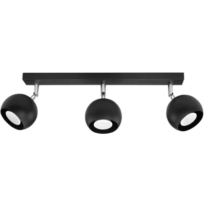 Image of Ocular 3 black ceiling lamp