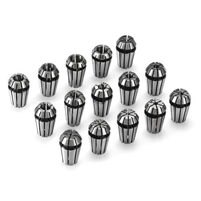 Image of Genmitsu ER11 Spring Collet Set 1 7 mm 1/8 Inch 1/4 for CNC Clamping Device Engraving Machine Milling Lathe Tool Pack of 15