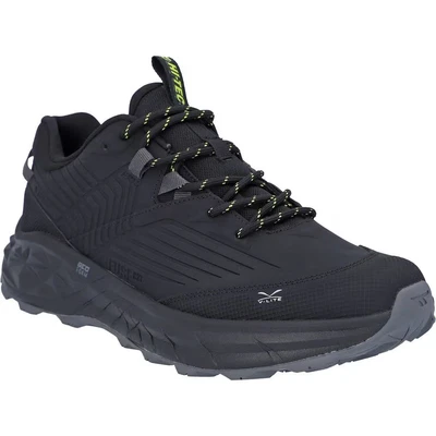 Image of HI TEC FUSE TREK WP Hiking shoes, Men&#039;s, Size: 11, Black/sulphur spring Textile/synthetics