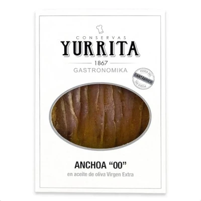 Image of Spanish Anchovies, Anchovy fillets in Extra Virgin Olive Oil, Salt Cured For 12 Months, Rich Omega 3, Vitamins and Minerals, Pack of 90g