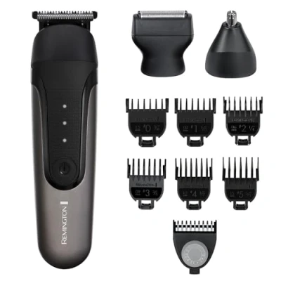 Image of Remington One 10 In 1 Head &amp; Body Multi Groomer for Men Women (All Trimmer, 38mm Blade Hair Beard, Foil Shaver, Nose Ear, 7 Combs, USB, Waterproof, Cordless, 60 Minute Run Time) PG760