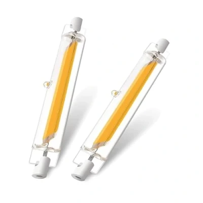 Image of R7s LED Bulb 78mm, 20W 78mm COB Light, Dimmable Natural White 4000K, Double Ended Reflector Bulb, 200W Halogen Bulbs Replacement, 360Beam Angle for Ceiling Floodlight Lamp, 2PCS
