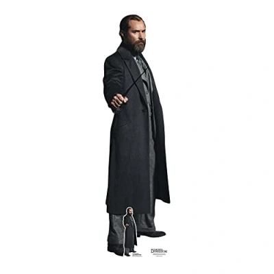 Image of Star Cutouts Ltd SC4056 Albus Dumbledore Jude Law Lifesize Cardboard Cutout Perfect for Birthdays, Gifts, Parties &amp; Fans Fantastic Beasts