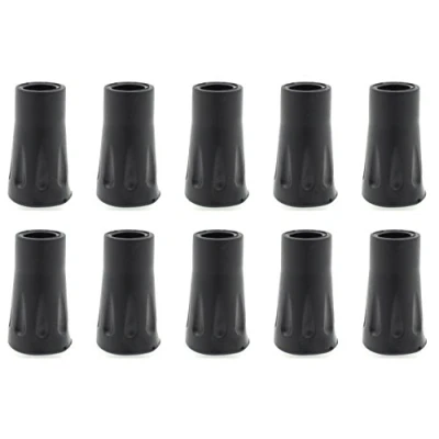 Image of Lifeswonderful 10pcs: Rubber Ferrules Tips Ends for Hiking Sticks Trekking Poles 12mm