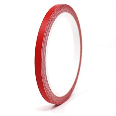 Image of Finest Folia Vinyl Trim Stripe 33ft Tape Pinstriping Striping Sticker for Car Motorcycle Bike Truck Boat Decal Crafting Handicrafts Model Making self adhesive (Matt red, 0,118“)