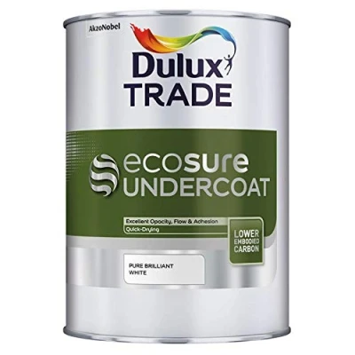 Image of Dulux Trade Ecosure Undercoat Pure Brilliant White 5L