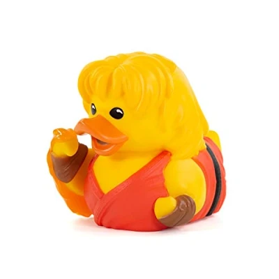 Image of Street Fighter Ken Tubbz Collectable Duck Officially Licensed Cosplay Unique Rubber