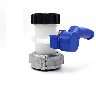 Image of SUPERTOOL IBC Tank, Butterfly Valve Tap Water Adapter Tank Fitting Replacement DN40（62mm）