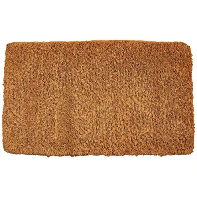 Image of Dandy by William Armes, Melford Hand Woven Natural Coir Extra Thick Doormat, Brown, 68 x 40