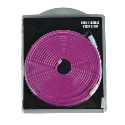 Image of JANDEI Flexible Neon Led Light Strip 12V, 5M 6x12mm 120 LEDs/Meters. Cut Every 2.5cm. Indoor and Outdoor Decoration, Perfect for Home, Business, Signs... (Purple)