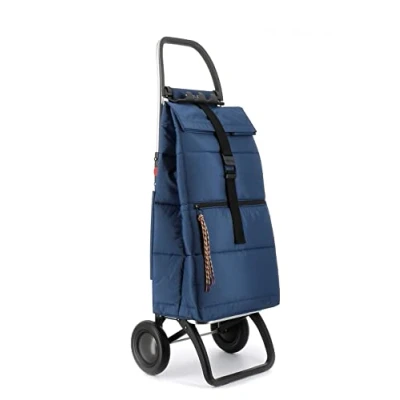 Image of ROLSER Big Polar 2 Wheel Foldable Shopping Trolley Marino