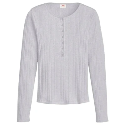 Image of Levi&#039;s DRY Goods Vacationer Long sleeved top, Women&#039;s, Size: Medium, Starstruck heather grey