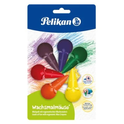 Image of Pelikan Wax Mice Crayons
