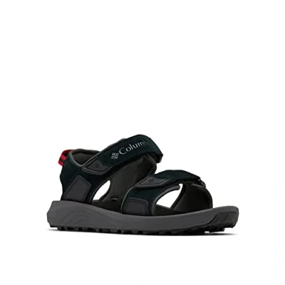 Image of Columbia Men&#039;s Trailstorm Hiker 2 Strap sports sandals, Black (Black x Dark Grey), 6 UK